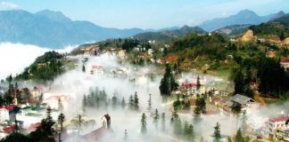 Sapa is covering by the fog
