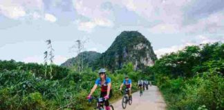 A bike tour in Vietnam