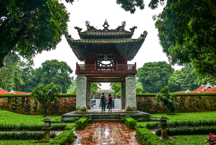 The Second Courtyard - Temple of Literature Hanoi